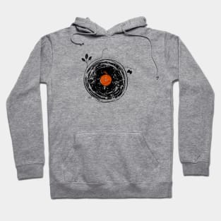 Enchanting Vinyl Records Vintage Hoodie